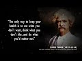 Mark Twain's Funniest Quotes