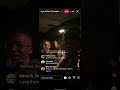 Lupe Fiasco and Dee 1 freestyle on IG live