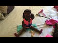Dressing my doll Malia for the beach with Millie for kids! :) #ourgenerationdolls