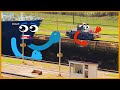 TRAIN SONG • Train video for kids • Long version (with dancing trains)