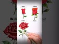 Draw Roses! #art #drawing #shorts #rose #flowers #howtodraw #easydraw