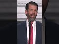 Donald Trump Jr. at RNC: 'We Will Fight With Our Vote'