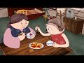 A touching 2D animation about a grandmother warming her little granddaughter with love
