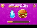 Guess the Fast Food Restaurant by Emoji? 🍔🍕 Emoji Quiz | Monkey Quiz