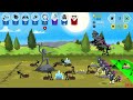 NEW Undead Army of Chaos VS Stickman Speartons in Stick War 3