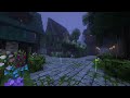 3 hours minecraft relaxing music that calms your mind while it's raining to relax & study to