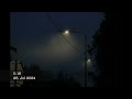 2024/07/24 Sonkajärvi: sunset, (almost super)Moon, mist over road 87 & bridge Savonvirta