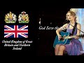 National Anthems of Countries included in Speak Now World Tour