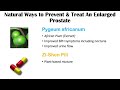 natural ways to prevent & treat an enlarged prostate