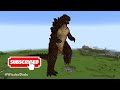 Minecraft T-REX vs GODZILLA STATUE HOUSE BUILD CHALLENGE - NOOB vs PRO vs HACKER vs GOD / Animation