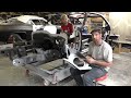 1969 F body installation of Outer Rockers, Subframe, cowl and dash panel Camaro & Firebird episode 5