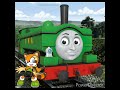 Duck the great western engine meets Marine the raccoon