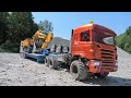 Epic RC Vehicles In Action /  Liebherr R956 Transport
