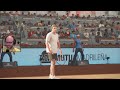He is serving (Top Spin 2K25)