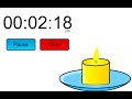7 minutes candle timer