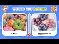 Would You Rather Food Edition 🍨🧁🍟 Fox Quiz