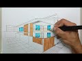 how to draw house in 2point perspective#homestead