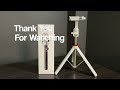 EUCOS Tripod Stand (4K) Detailed Setup & Review + Unboxing (Selfie Stick with Bluetooth Remote)