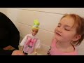 MAGiC FASHiON SHOW!!  Adley designs Barbie clothes with Mom for the new Fashion Planet runway!