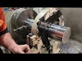 Making a 100T Heavy Duty Mining Jack Cylinder Rod | Machining & Threading