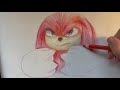 Realistic Knuckles Drawing | JelloLuck