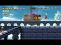 New Super Mario Bros U - All Bosses (4 Players)