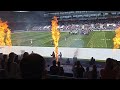 Vienna Vikings vs Panthers Wroclaw team entrances and player introductions