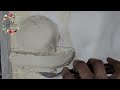 Sculpture painting tutorial for beginners Sculpture. Magnolia flowers Sculpture art.