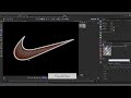 Nike Logo Embroidery effect with Cinema 4D