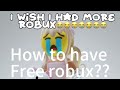 How to get free robux! (only works if roblox has deleted your item )