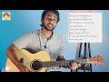 Evabeo Fire asha jay by Chandrabindu Guitar lesson | Six Strings with Mahim