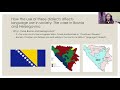 On Dialect: The Case of Serbian and Croatian in Bosnia and Herzegovina (LEM214 Presentation)