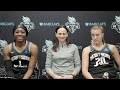 New York Liberty's post-game presser after their 96-75 win over the Atlanta Dream