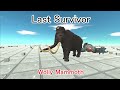 Last Survivor. Fall out of the sky tower map! | Animal Revolt Battle Simulator