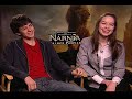 Skandar Keynes Anna Popplewell interview for Prince Caspian