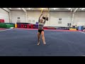 Epic + Dramatic Gymnastics Floor Routine | Taylor Krippner