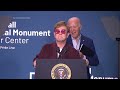 Elton John joins Biden at opening of Stonewall National Monument's visitor center