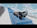 Cars Against ICE Stairs - BeamNG drive