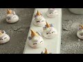 How To Make Super Cute UNICORN Meringue Kisses / Einhorn-Baiser mit Rezept / Безе