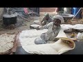 World Largest & Giant Rumali Roti Making by Amazing Talented Old Man | Chapati Making | Roti making