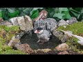 Cat TV | Dog TV! 4HRS of Soothing Birdbath with Birds Chirping for Separation Anxiety, No Loop! A157