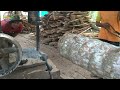 Sawmill Factory | Slicing 4-Meters Hard Coconut Wood