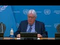 Watch: UN Humanitarian Aid Briefing