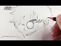 How To Draw GOJO SATORU | Anime Drawing Tutorial Easy step by step