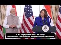 US VP Kamala Harris Emotional About Her 'Indian Mother' In PM Modi's Presence| Hails Roots