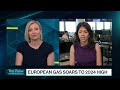 Ukraine Pipeline Worries Push European Gas Prices to 2024 High | Bloomberg The Pulse 08/08/24