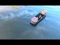 Nice RC research vessel conversion to steam powered freighter