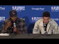 Kevin Durant and Devin Booker post game interview after game 2