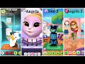 My Talking Tom vs My Talking Angela vs My Talking Tom 2 vs My Talking Angela 2 Gameplay #talkingtom