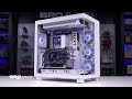 「BRO」4K PC BUILD NZXT H9 Flow Full White With 14900K.恩杰NZXT H9 FLOW双侧透白色 #pcbuild #nzxt